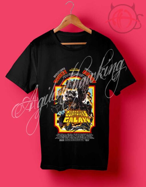 Guardians of the Galaxy Retro Poster T Shirt