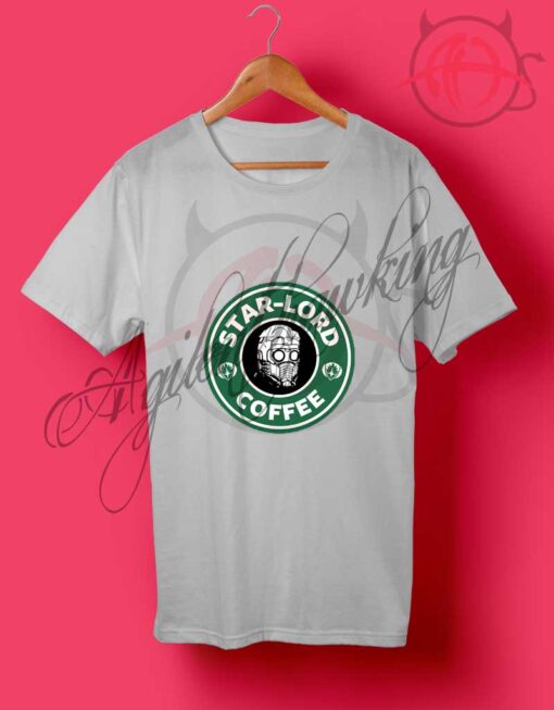 Starbucks Coffee Star Lord T Shirt