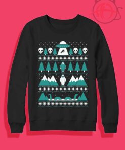 Alien Paranormal Christmas Crewneck Sweatshirt