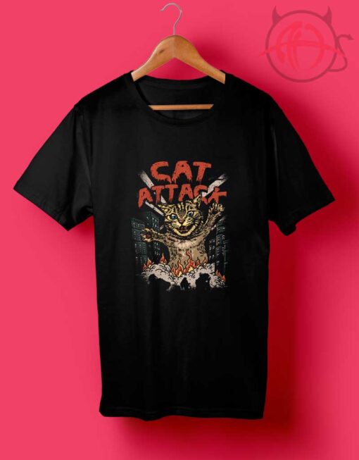 Cat Attack Funny Cat Shirts