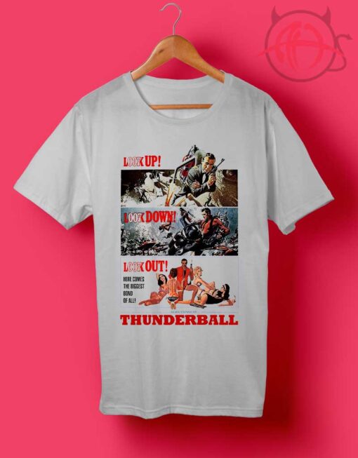 James Bond Thunderball Retro Movie