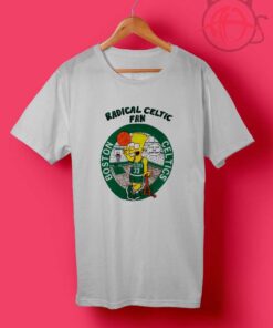 Bart Simpson Radical Boston Celtics T Shirt