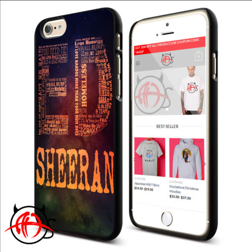 Ed sheeran typography galaxy