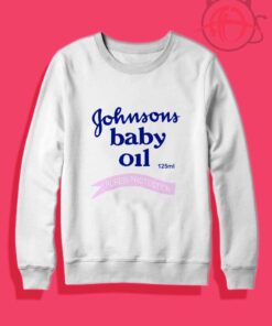 Johnsons Baby Oil Lotion Sweatshirt