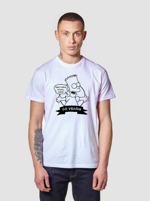 Bart Simpson Go Vegan