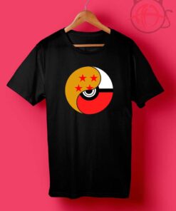 Pokeball Dragon Ball Z Ying Yang T Shirt