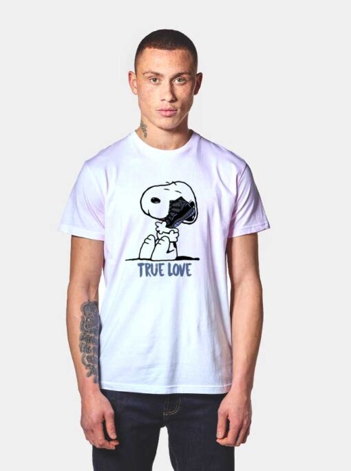 True Love Sneaker Snoopy T Shirt