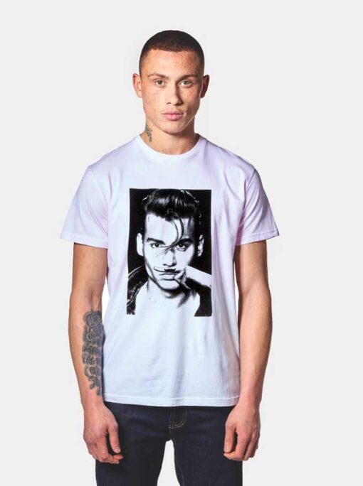 Johnny Depp Pattern T Shirt