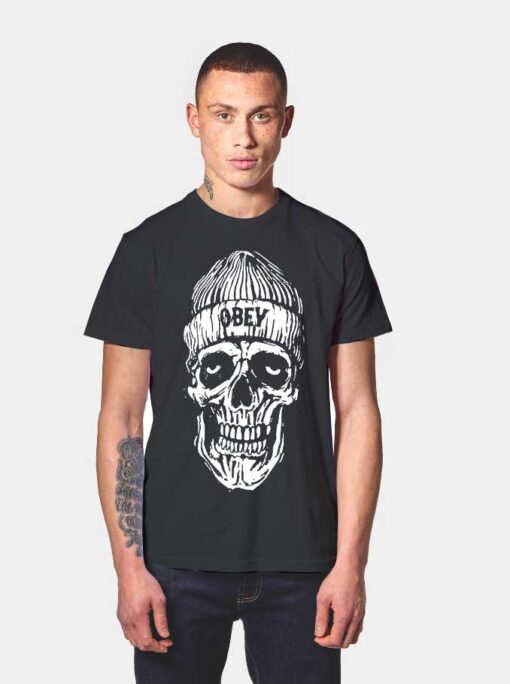 Obey Beanie Skull Black