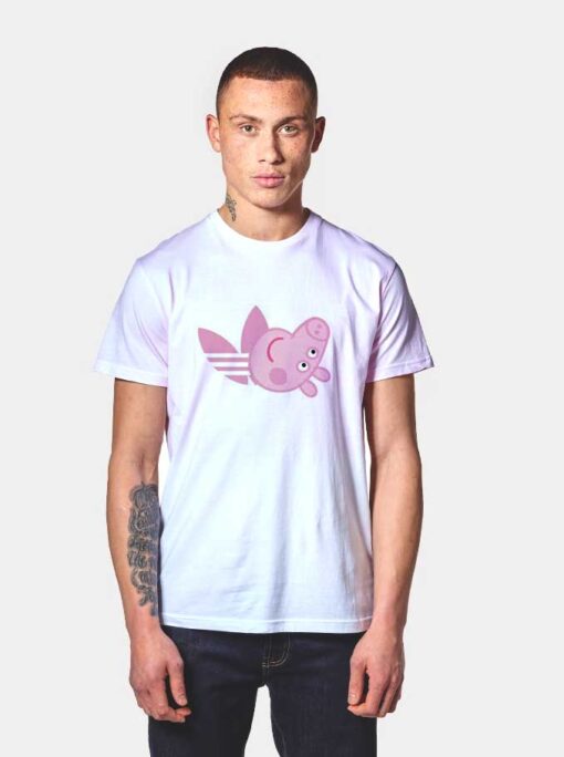 Peppa Pig X Adidas Parody T Shirt