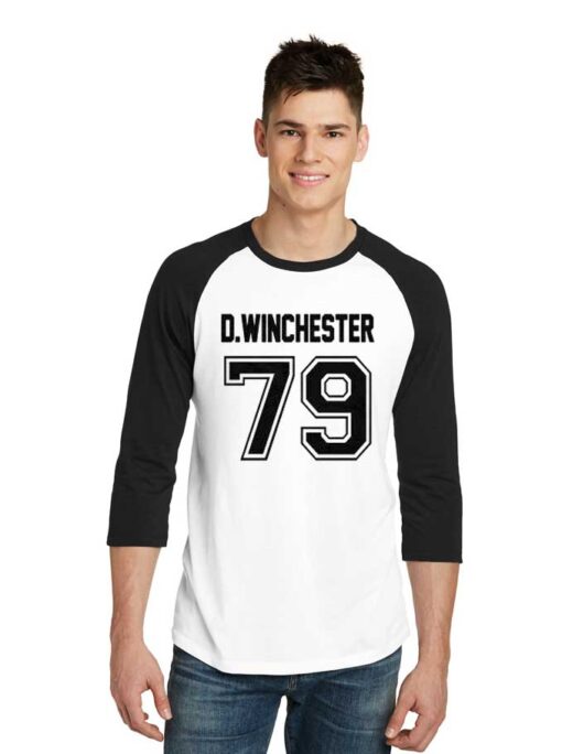 Supernatural Dean Winchester Sleeve Raglan Tee