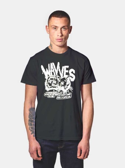 Wavves Hipster Cats Cropped Band