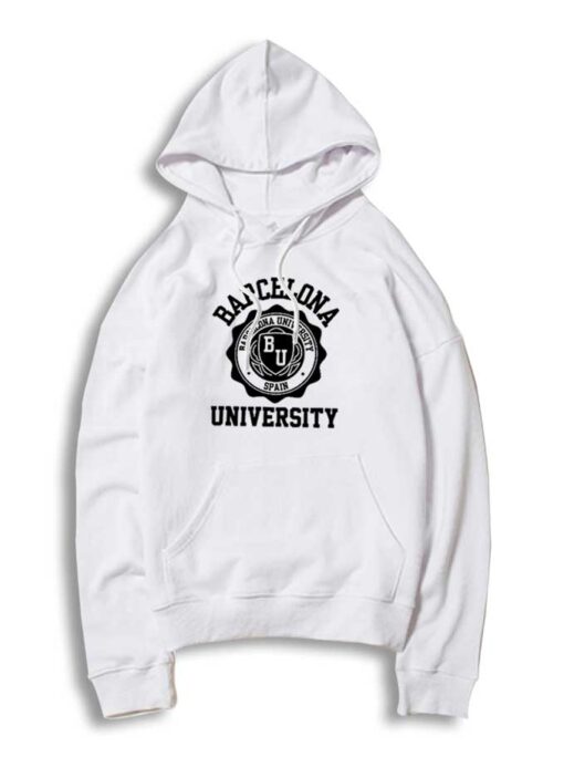 Barcelona University Logo Hoodie