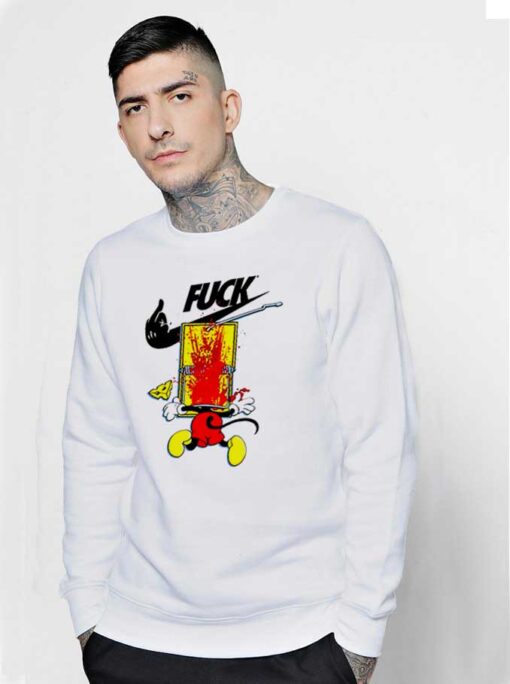 Just Fck It Mickey Trap Hypebeast Sweatshirt