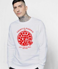 Lil Yachty Takes Over a NYC Pizzeria Sweatshirt