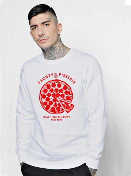 Lil Yachty Takes Over a NYC Pizzeria Sweatshirt