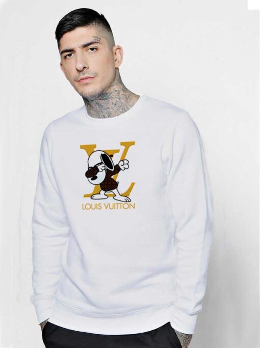 Snoopy Dabbing Stay Stylish LV Sweatshirt