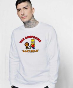 The Simpsons x Bape Baby Milo Capsule Sweatshirt