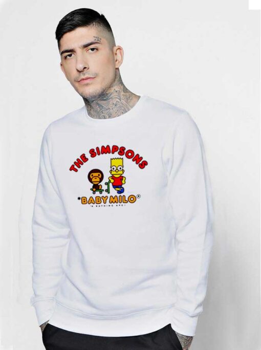 The Simpsons x Bape Baby Milo Capsule Sweatshirt