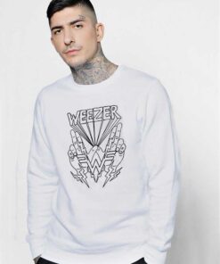 Weezer Lightning Hands Sweatshirt