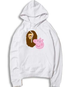 A Bathing Ape Bape Head X Peppa Pig Parody Hoodie