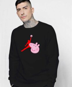 Air Jordan X Peppa Pig Parody Sweatshirt