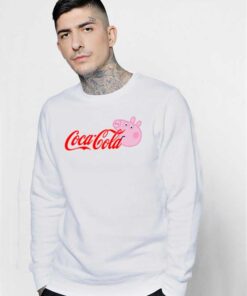 Coca Cola Coke X Peppa Pig Parody Sweatshirt