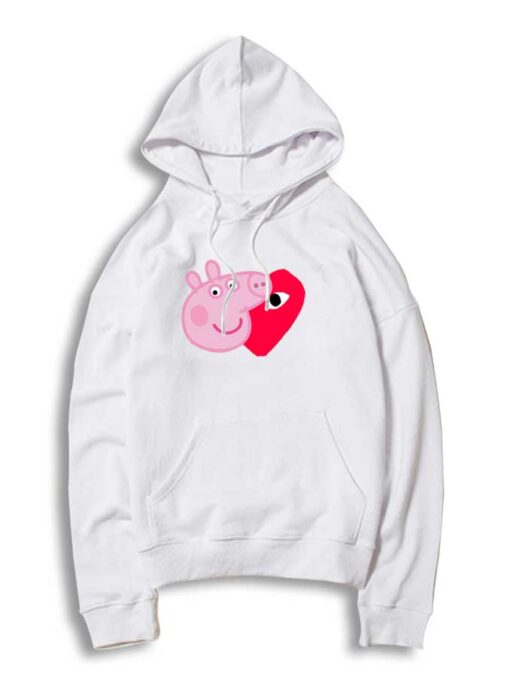 Comme Des Garcons Play X Peppa Pig Parody Hoodie