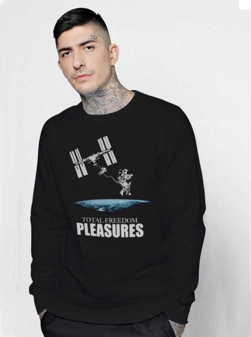 Pleasures Space Freedom Sweatshirt