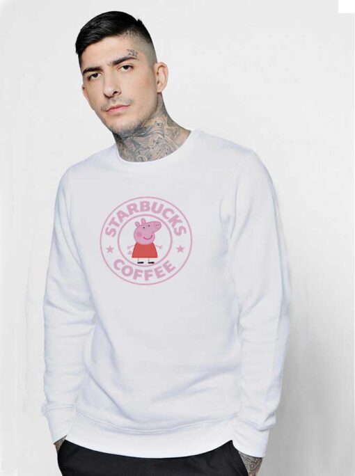 Starbuck X Peppa Pig Parody Sweatshirt