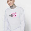 The North Face X Pig Peppa Parody Sweatshirt