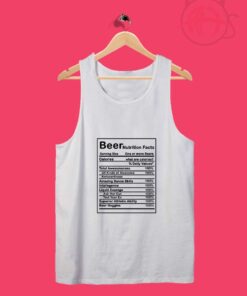 Beer Nutrition Facts Tank Top Design Ideas