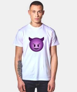 Funny Devil Emoji T Shirt