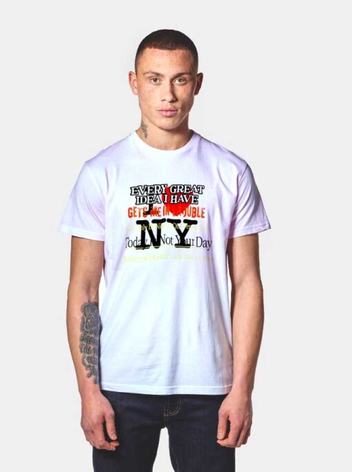 New York Tourist Louis Tomlinson T Shirt