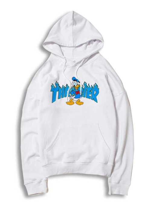 Donald Duck Thrasher Collab Hoodie