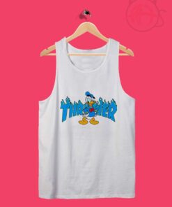 Donald Duck Thrasher Collab Tank Top Design Ideas