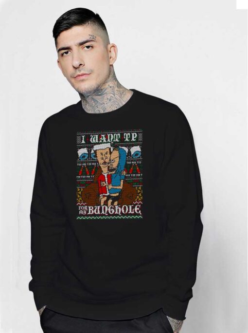 Bravis Butthead Xmas Ugly Sweatshirt