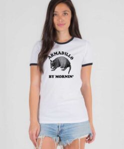 Armadillo By Mornin Ringer Tee For Womens or Mens