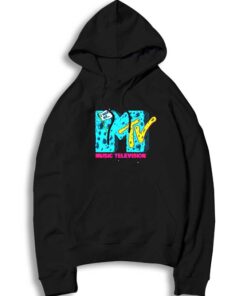 MTV Moon Logo Vintage Hoodie