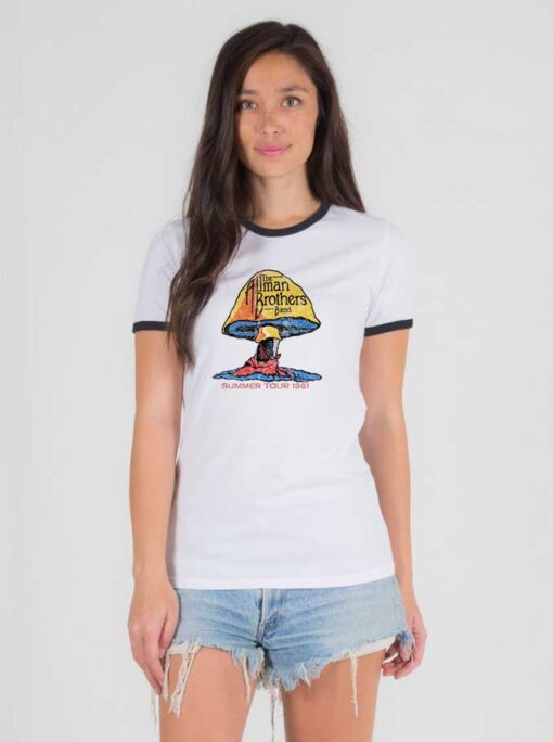 The Allman Brothers Summer Tour 81 Ringer Tee