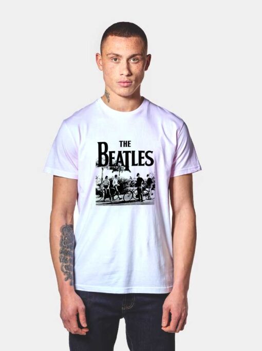 The Beatles Bicycle T Shirt