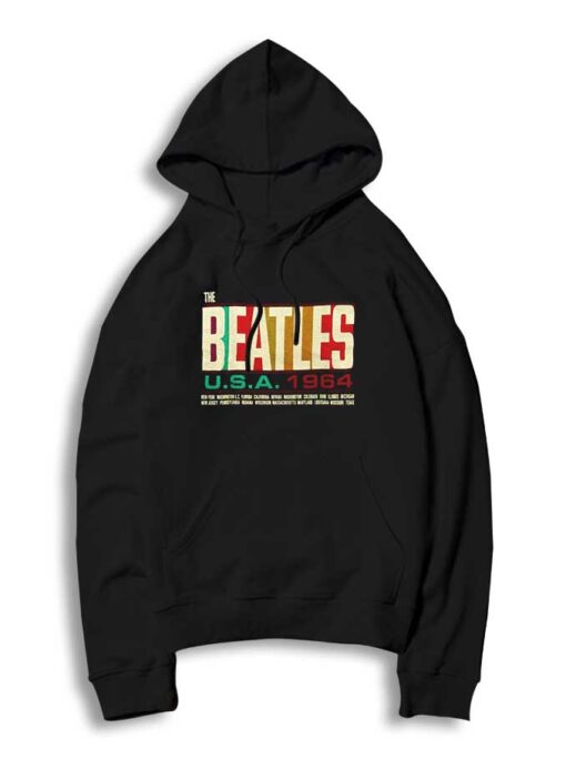 The Beatles USA 1964 Tour Black