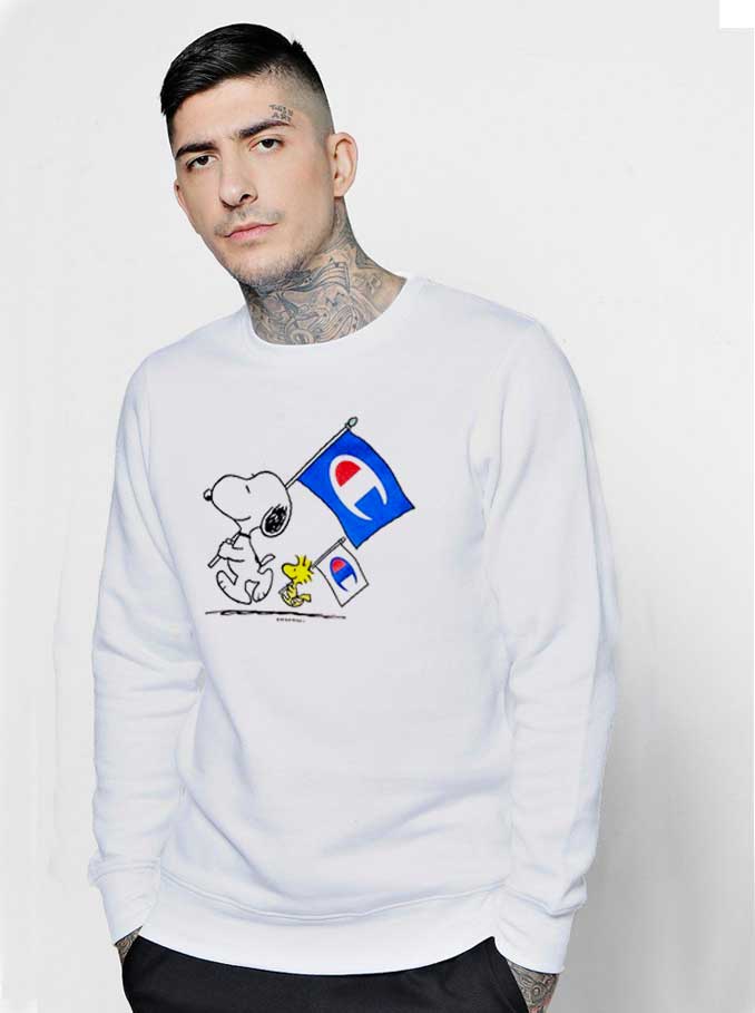 champion snoopy hoodie