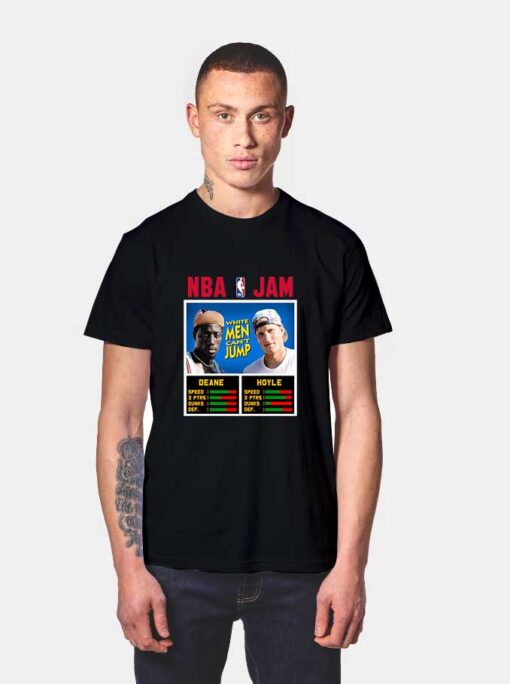 NBA Jam vs White Men Can’t Jump T Shirt1