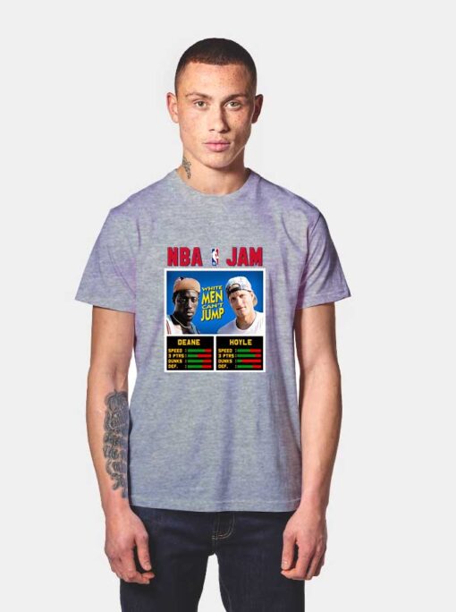 NBA Jam vs White Men Can’t Jump T Shirt2