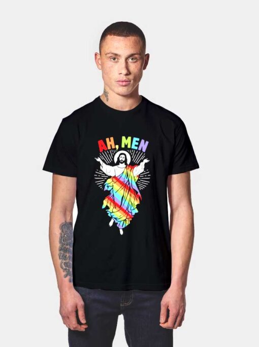 Ah Men Gay jesus T Shirt