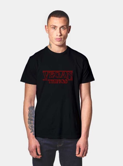 Vegan Stranger Things T Shirt