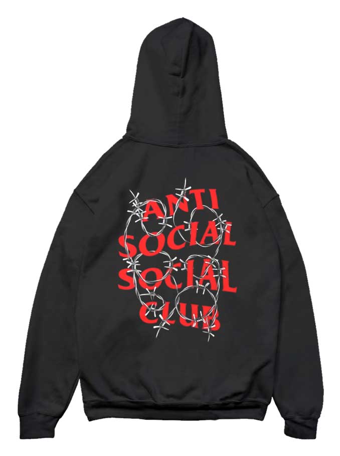 anti social social club hoodie mens
