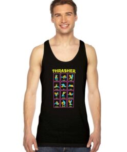 Thrasher Black Light Tank Top