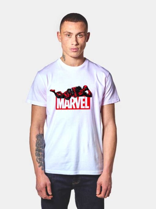 Deadpool Marvel Logo T Shirt